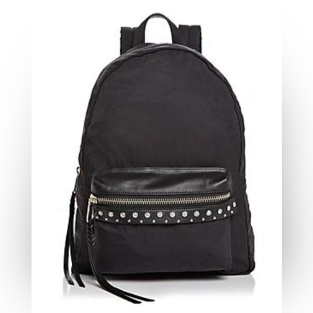 Rebecca Minkoff Pippa large crystal trim backpack in black
